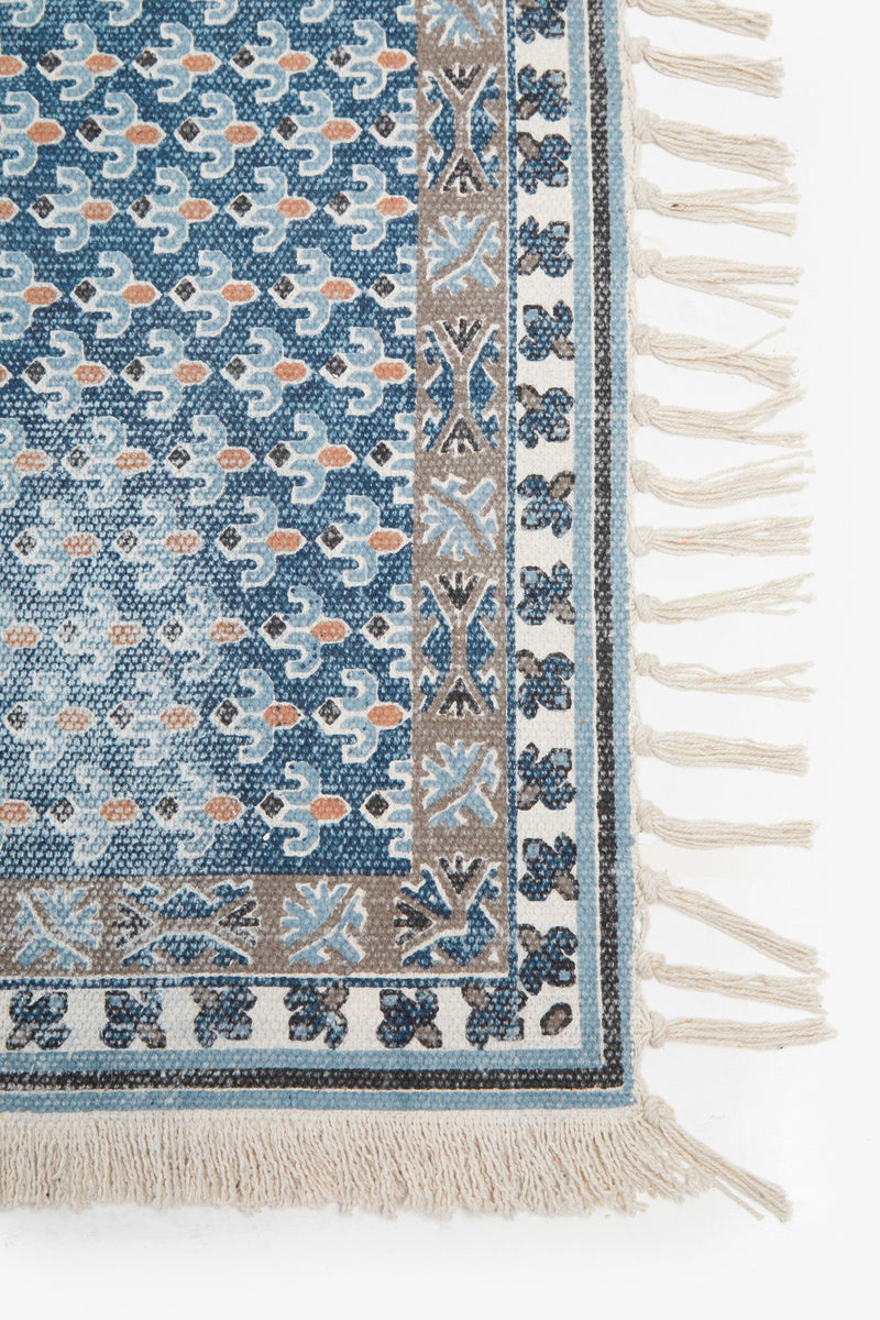 poppy field runner navy