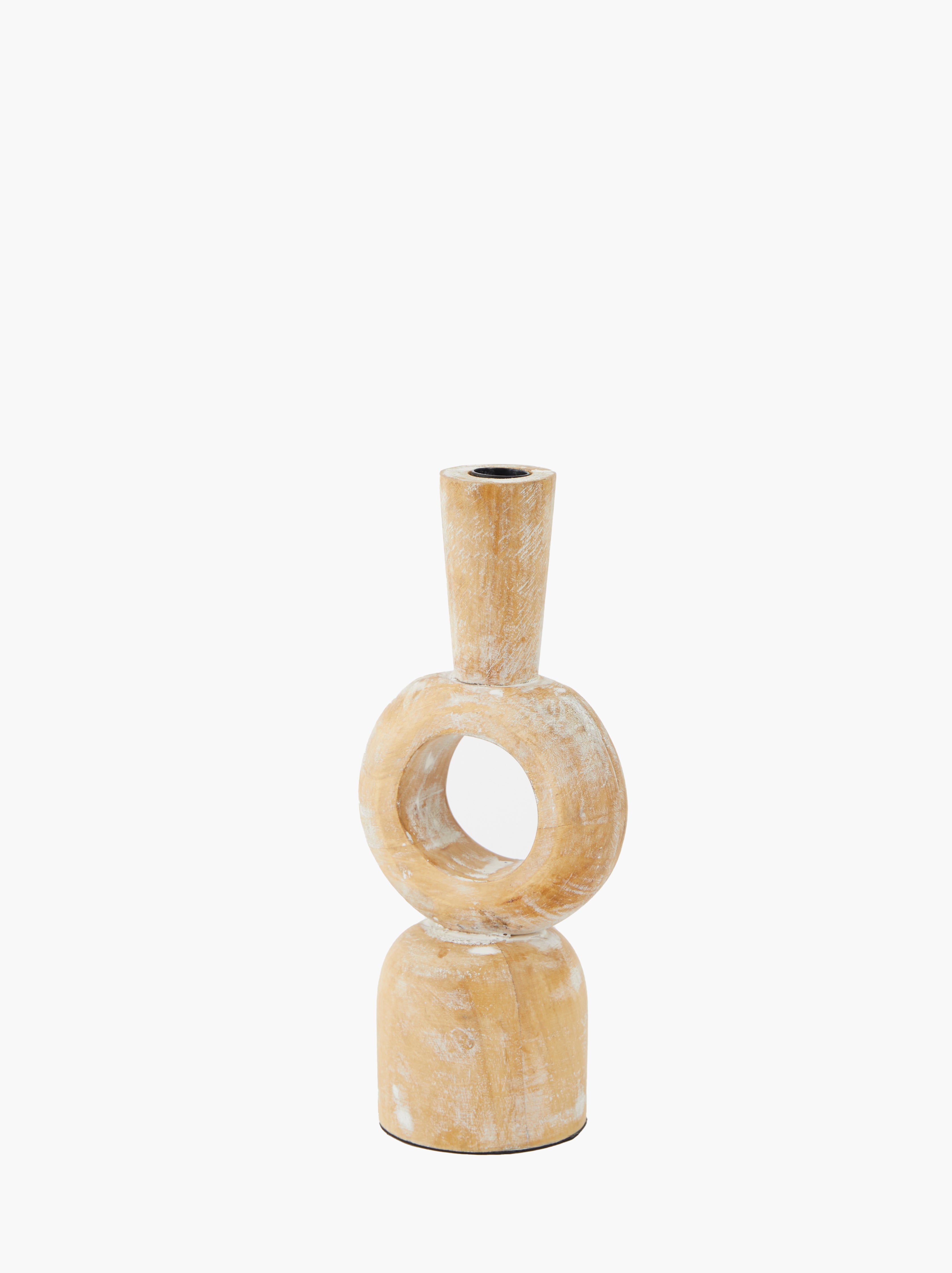 Wooden Candle Holder