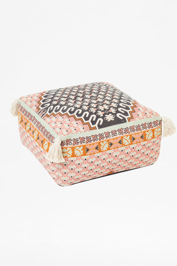 Poppy Field Pouffe