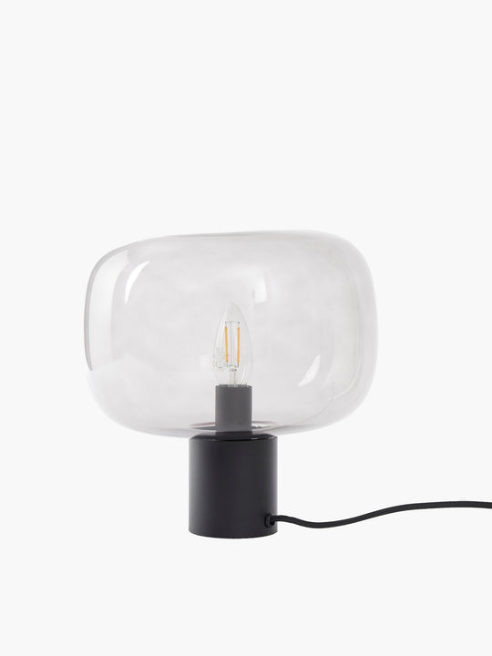 Rounded Glass Table Lamp