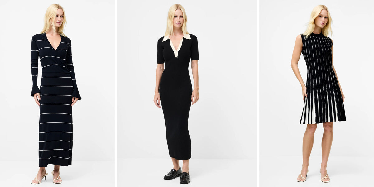 are knitted dresses in fashion The Knitted Dress Trend: How To Style A Jumper Dress