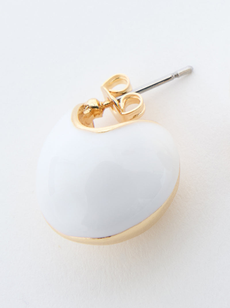 Small Two Tone Teardrop Earrings