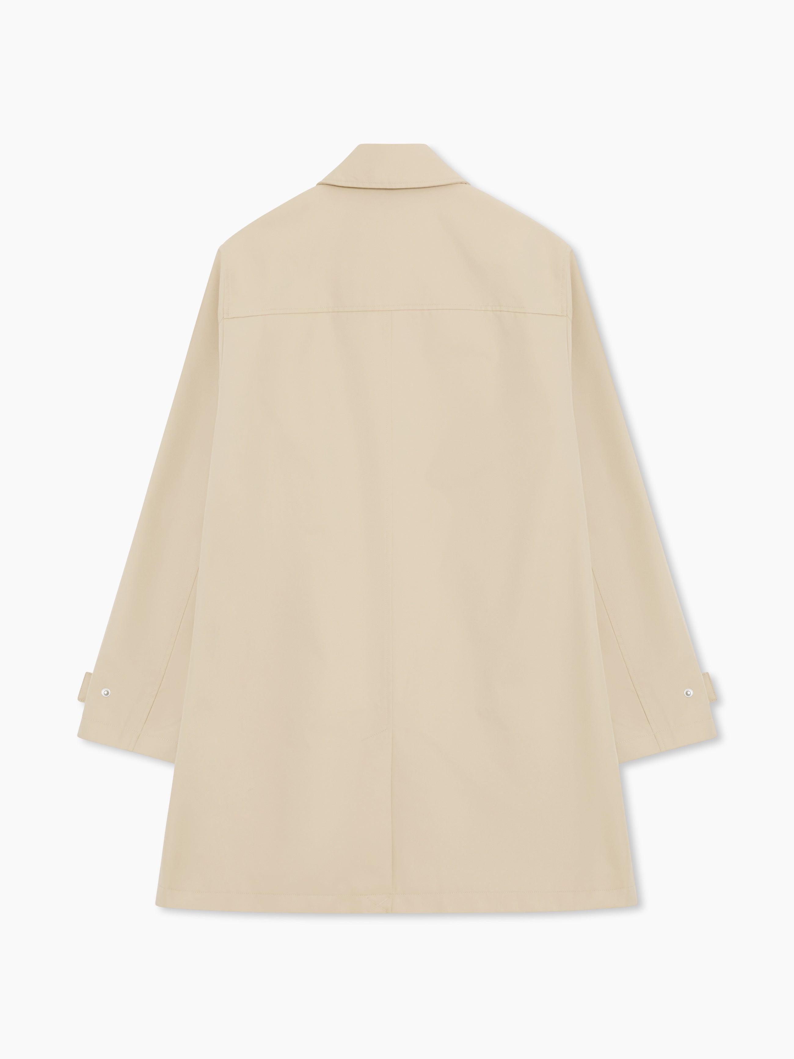 Collared Stone Mac Coat