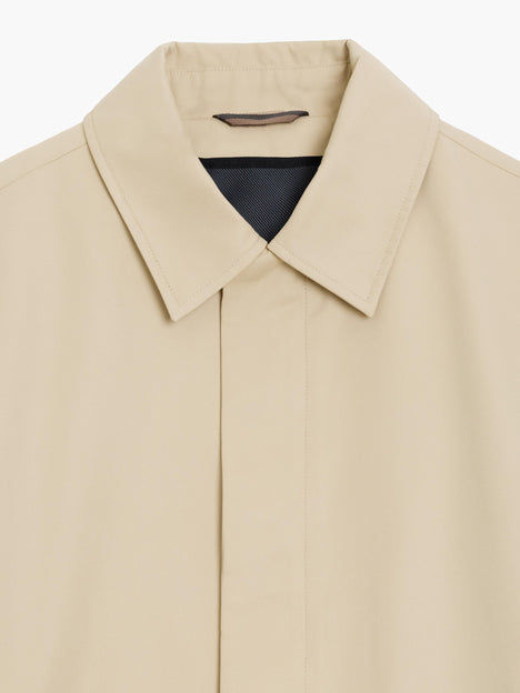 Collared Stone Mac Coat