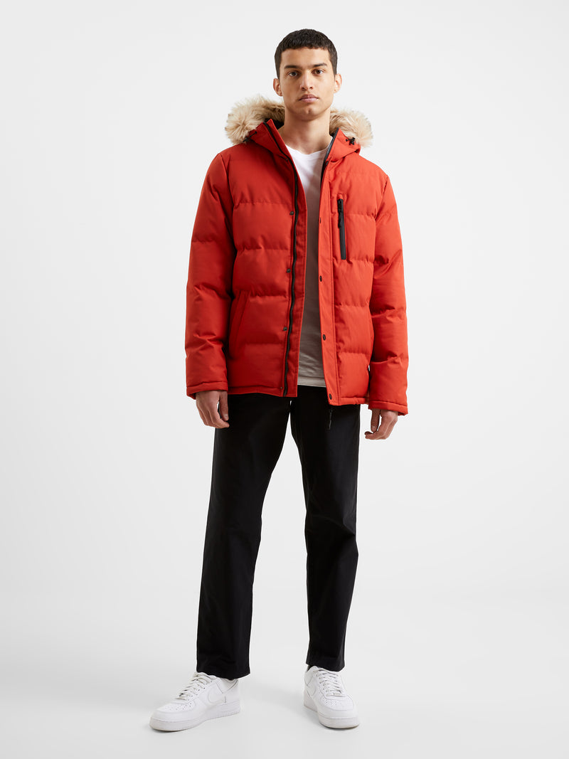 A Parka Row Mid AW23 Burnt Orange French Connection UK