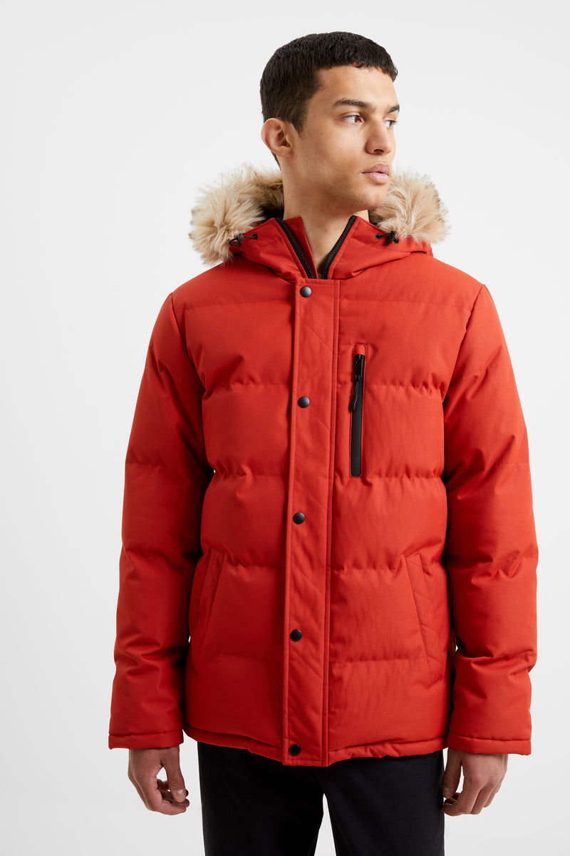 French connection water sale resistant hooded jacket