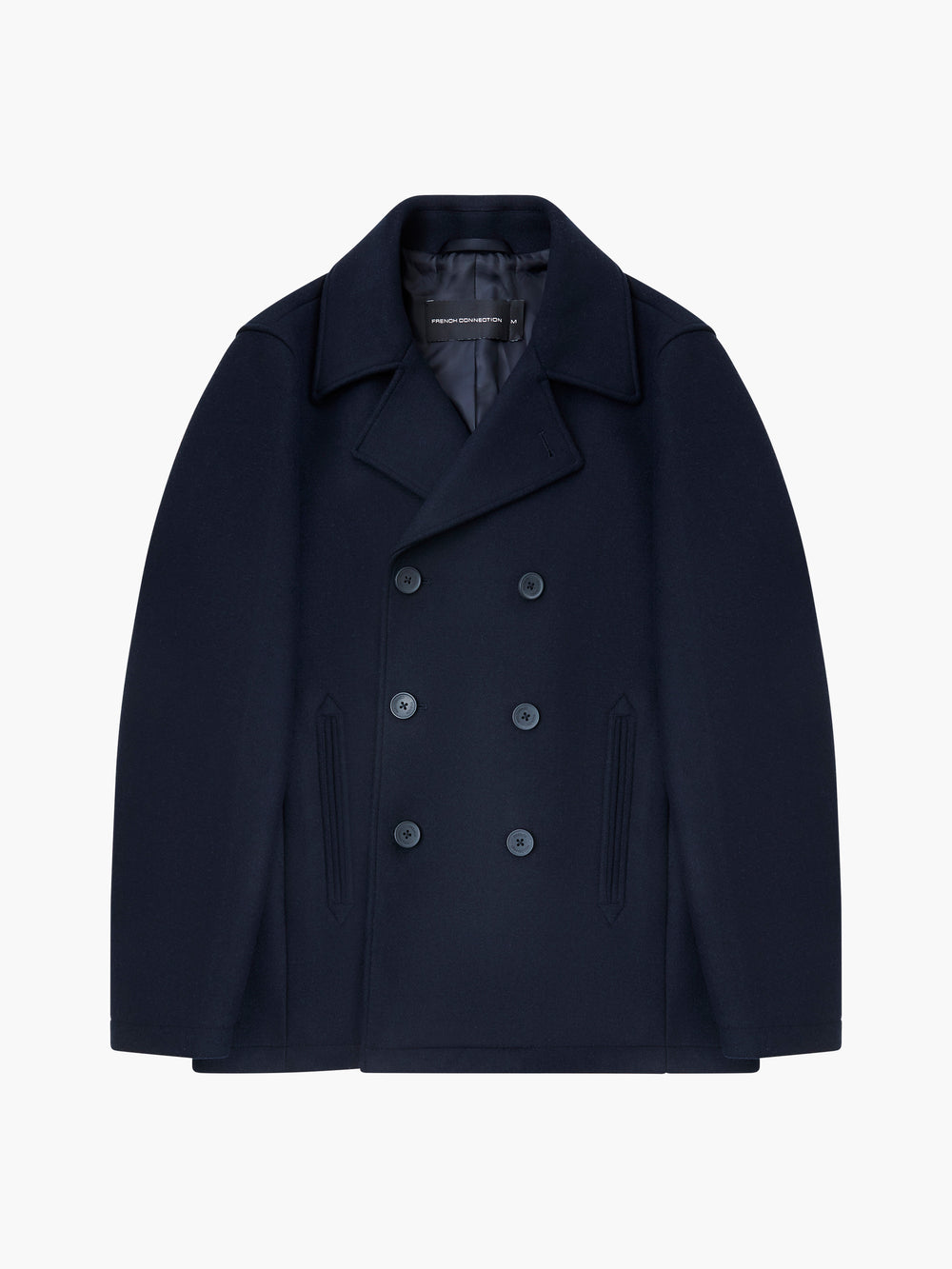 Double Breasted Peacoat Navy | French Connection UK
