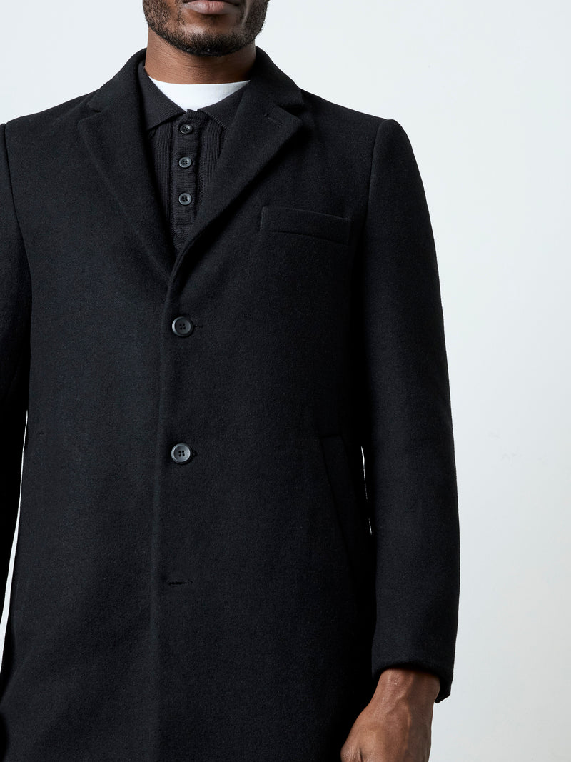 Single Breasted Overcoat