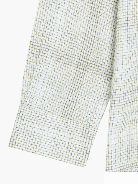 Barrow Dobby Textured Check Long Sleeve Shirt