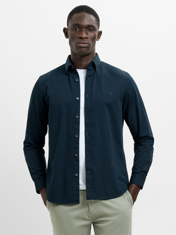 Long Sleeve Twill Oxford Shirt