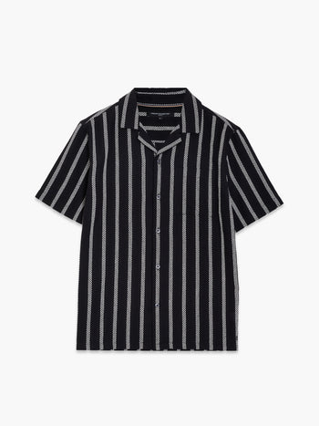Short Sleeve Ant Stripe Combo Holiday Shirt