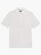 Short Sleeve Dobby Woven Check Cream Shirt