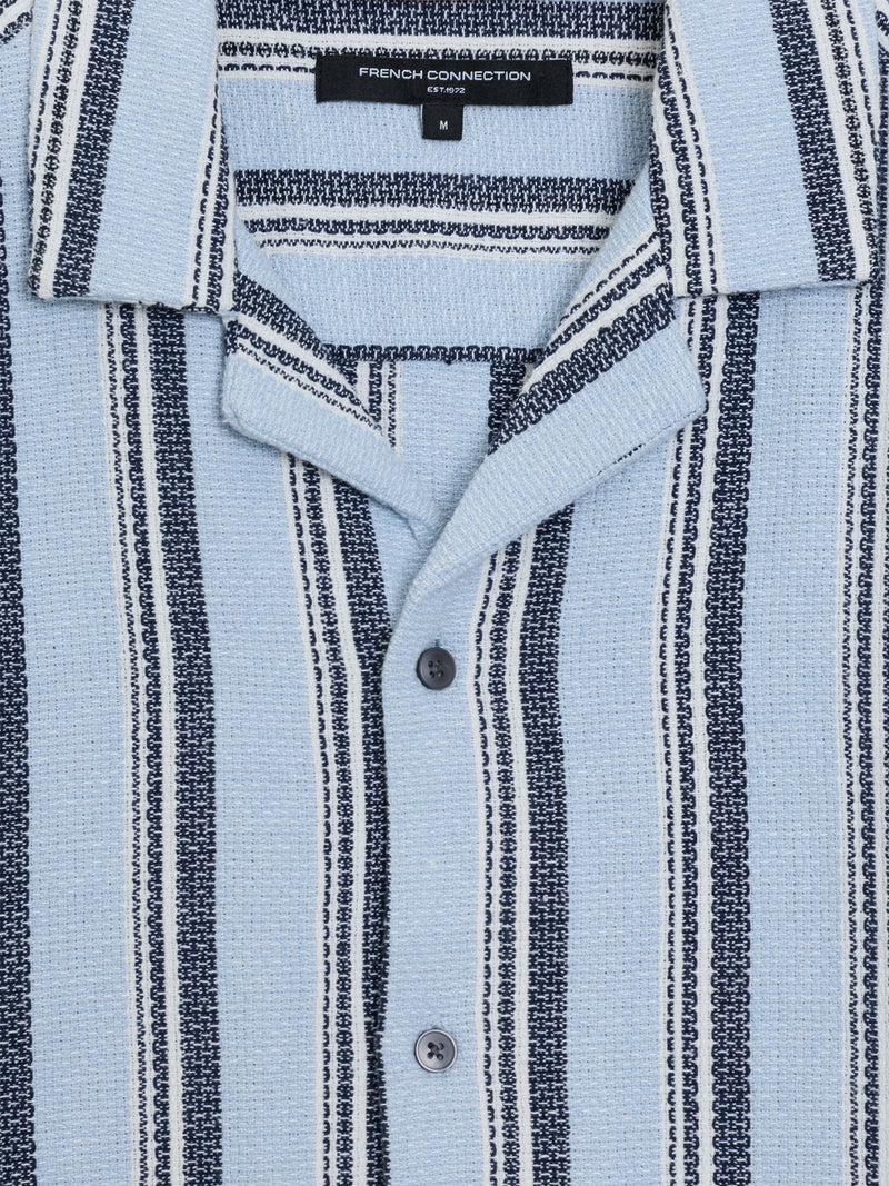 Short Sleeve Striped Picnic Shirt