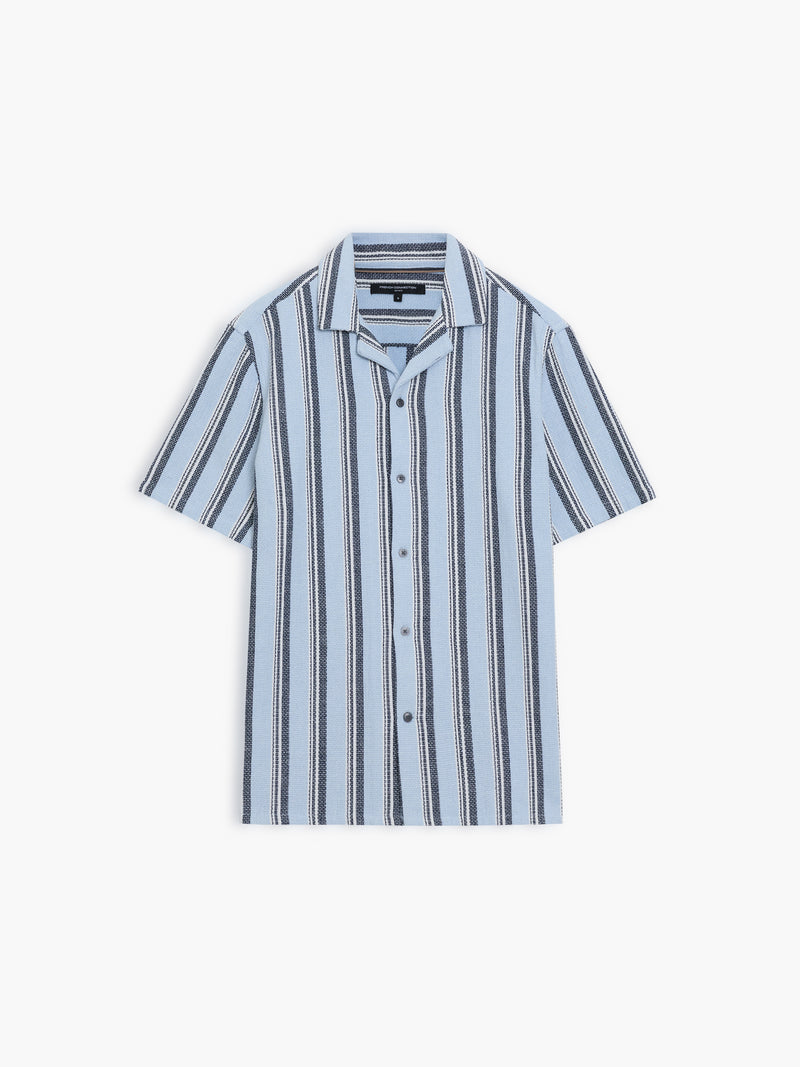 Short Sleeve Striped Picnic Shirt
