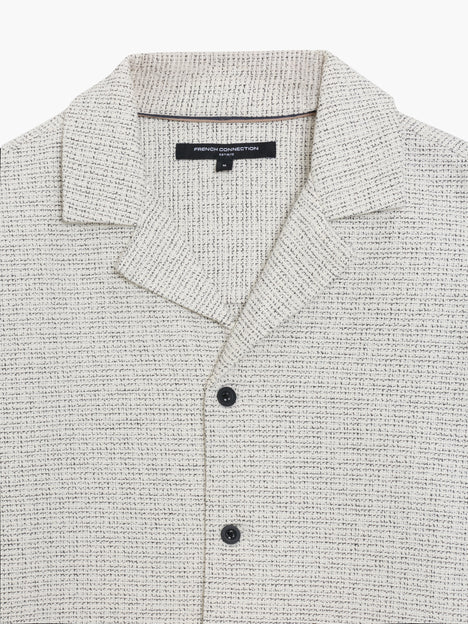 Long Sleeve Two Thread Dobby Monochrome Shacket