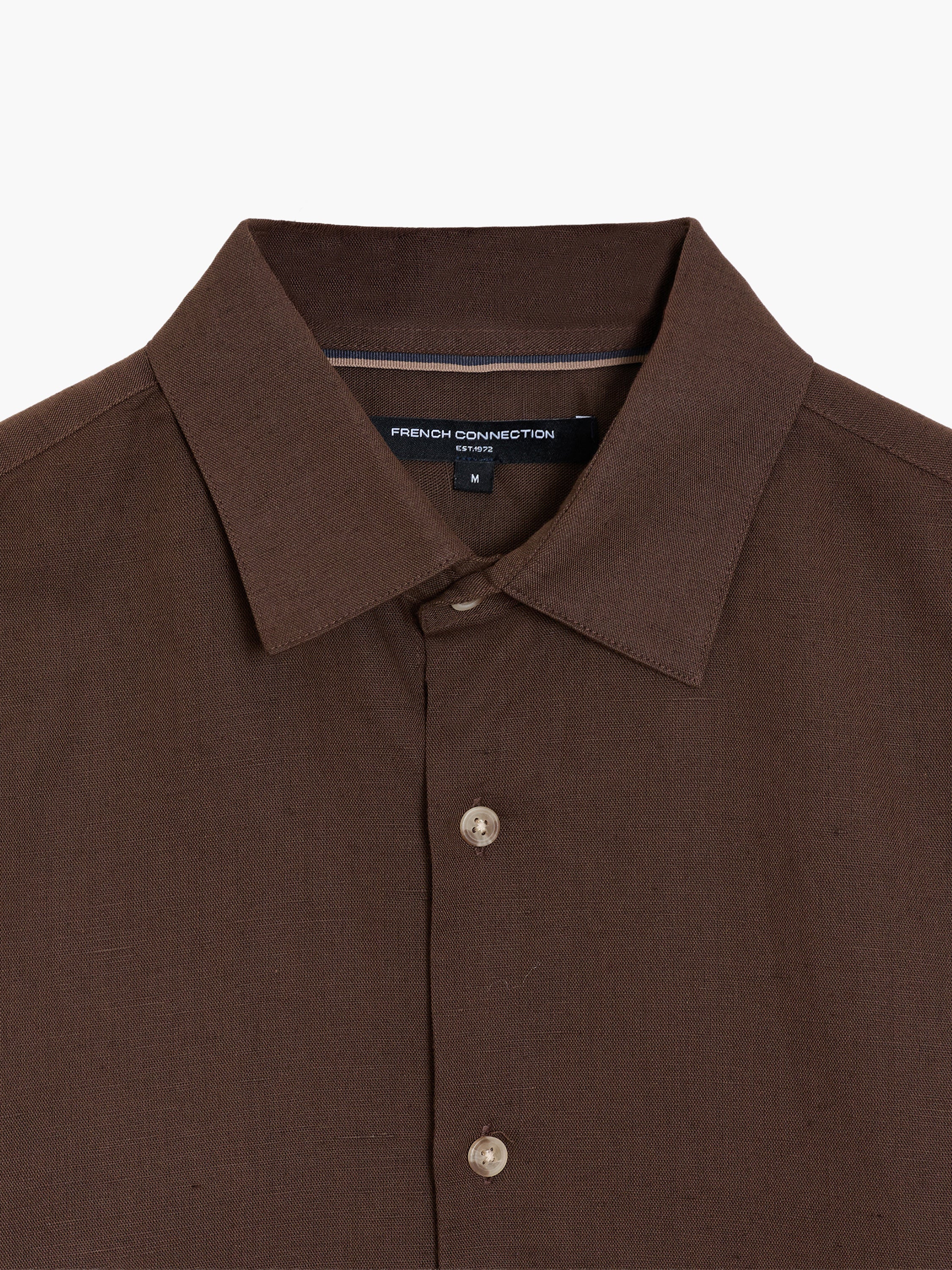 Linen Blend Long Sleeve Shirt