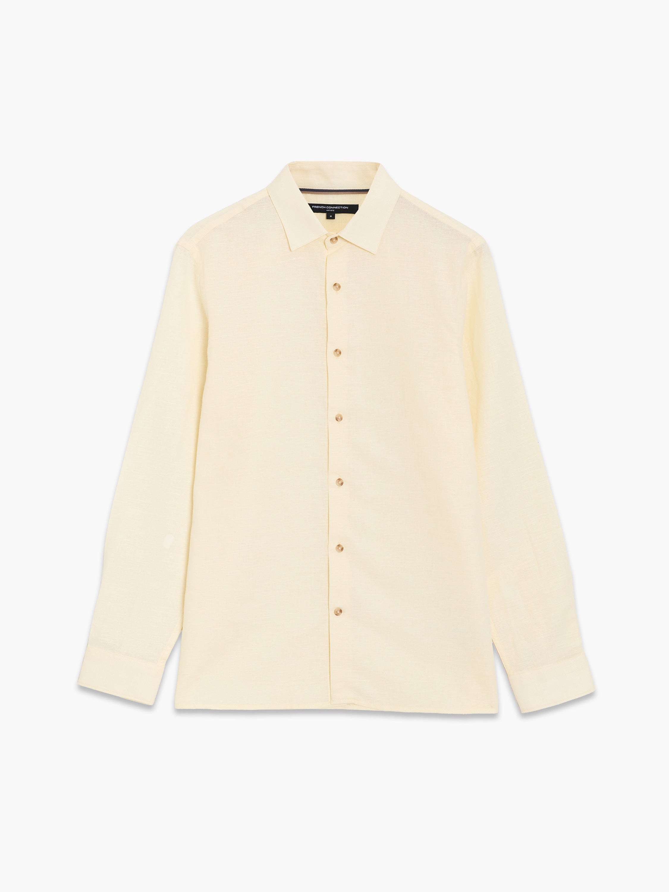 Linen Blend Long Sleeve Shirt