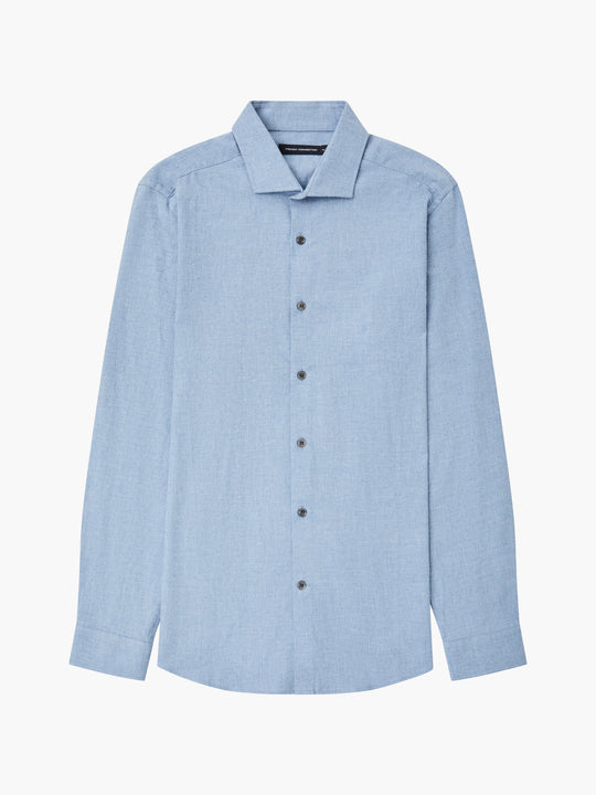 Brushed Melange Long Sleeve Shirt