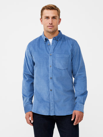 Cord Long Sleeve Oxford Shirt