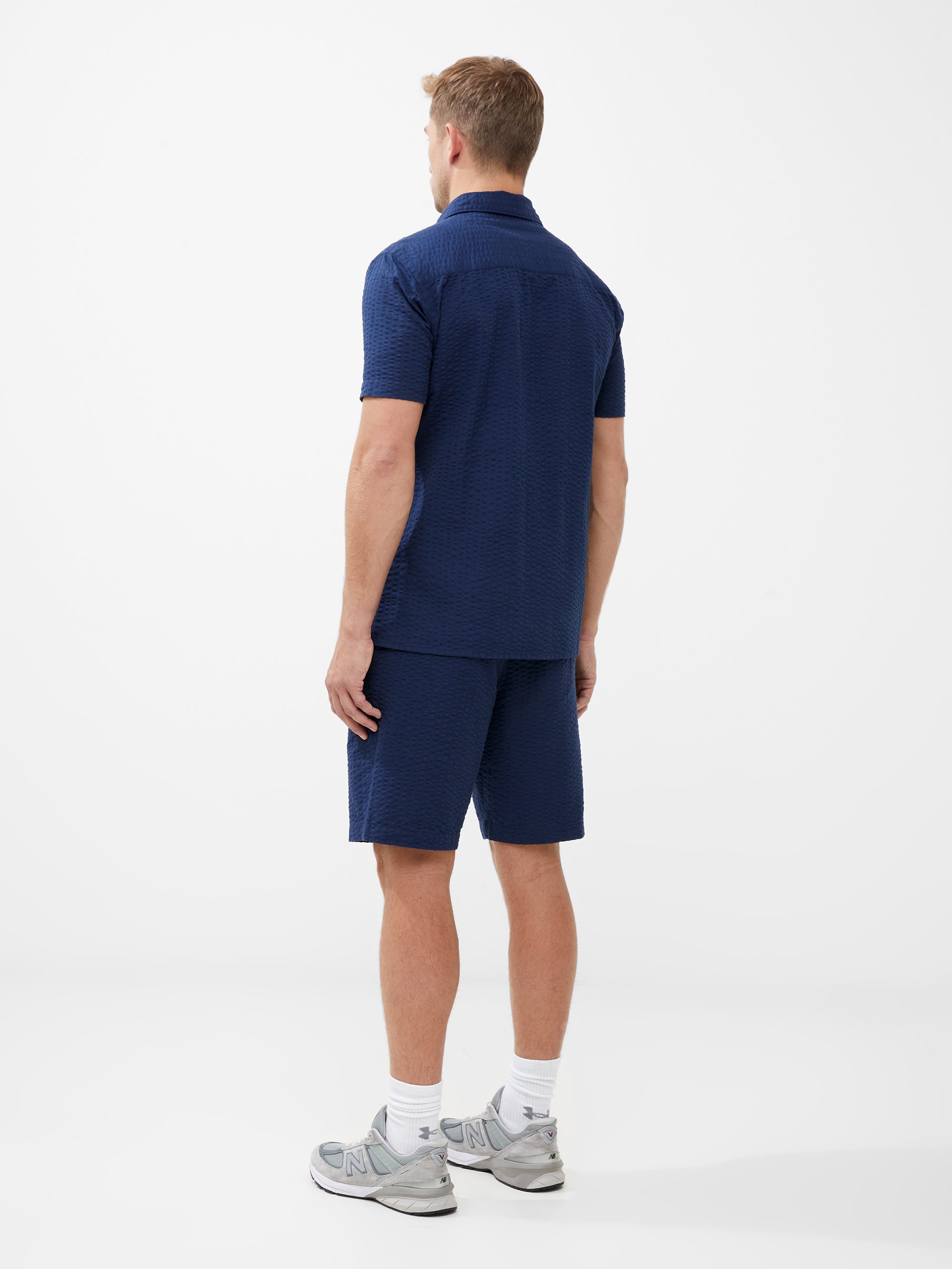 Seersucker Check Short Sleeve Shirt