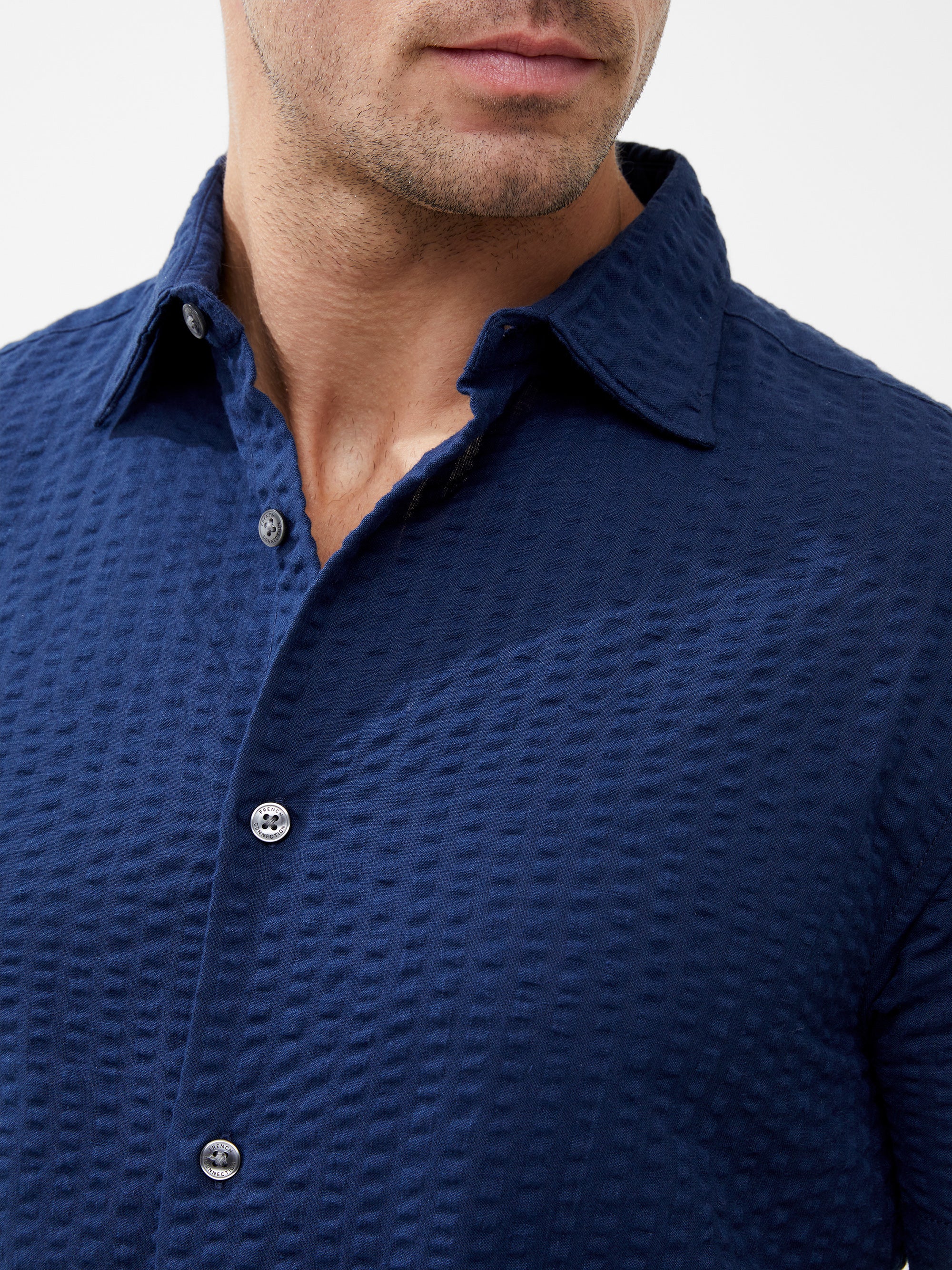 Seersucker Check Short Sleeve Shirt