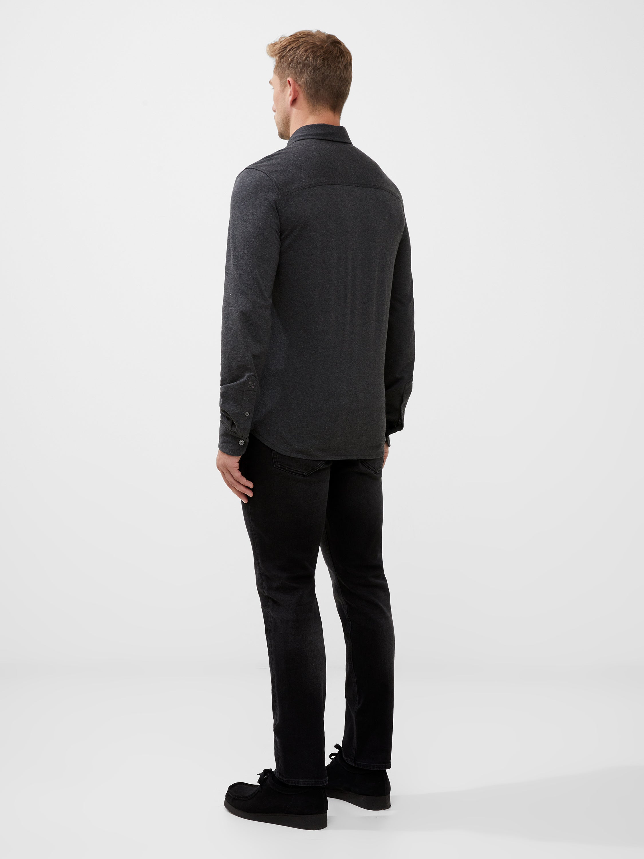Long Sleeve Pique Jersey Shirt