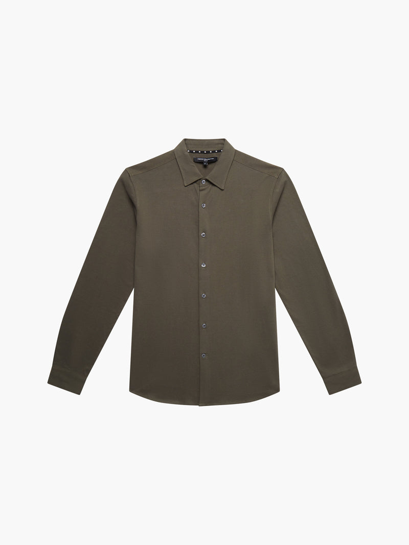 Long Sleeve Pique Jersey Shirt
