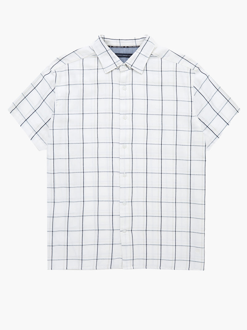 Short Sleeve Tonal Check Shirt