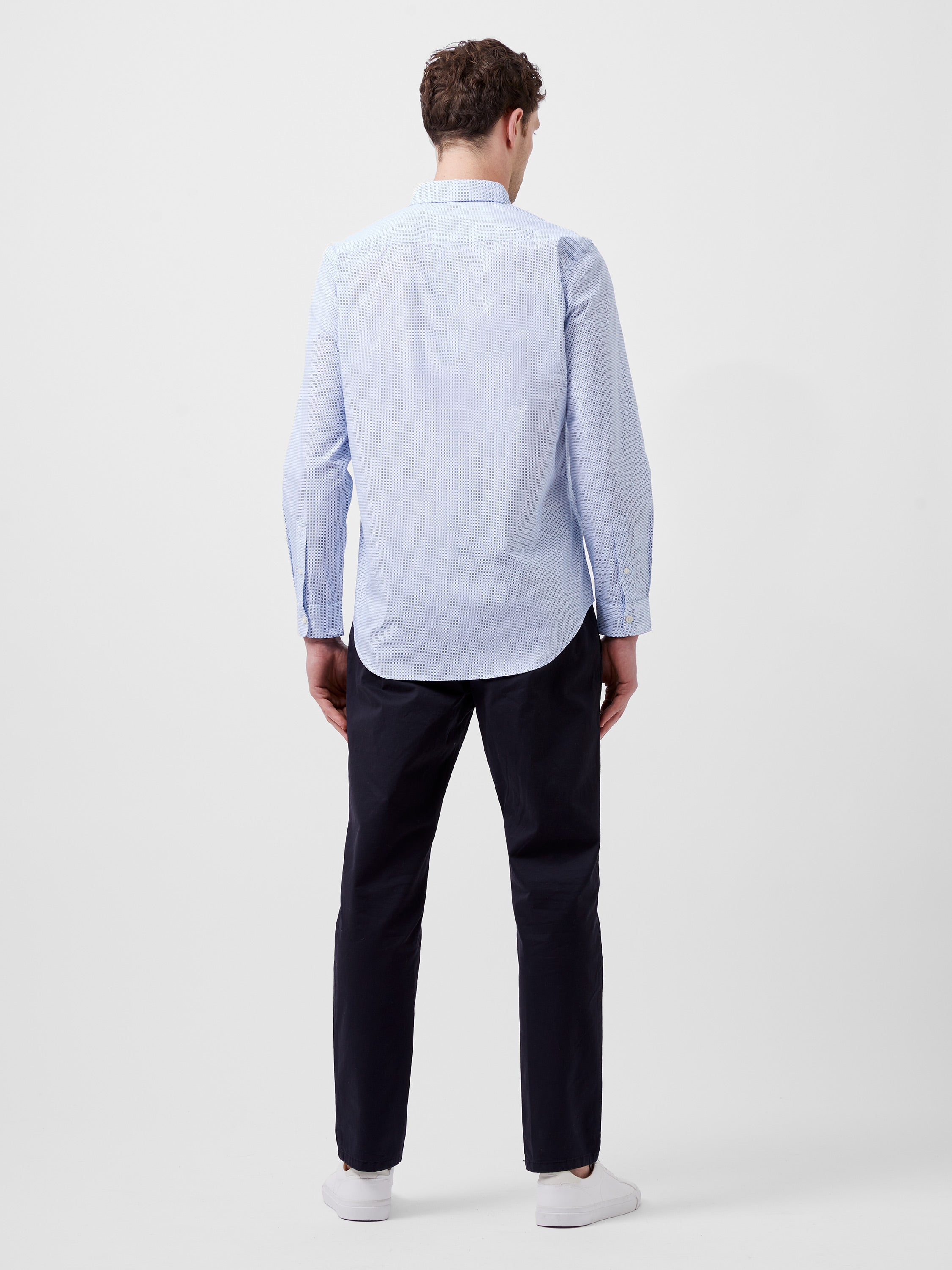 Regular Fit Classic Collar Geo Shirt