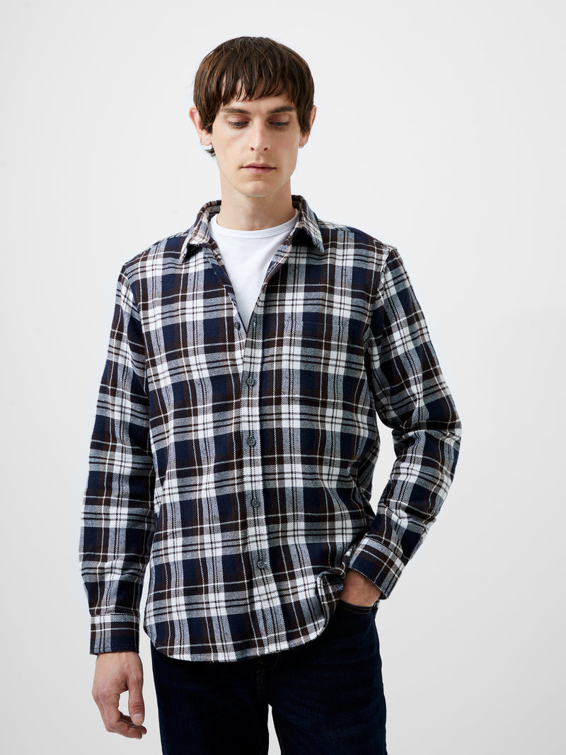 Unbrushed Flannel Check Shirt