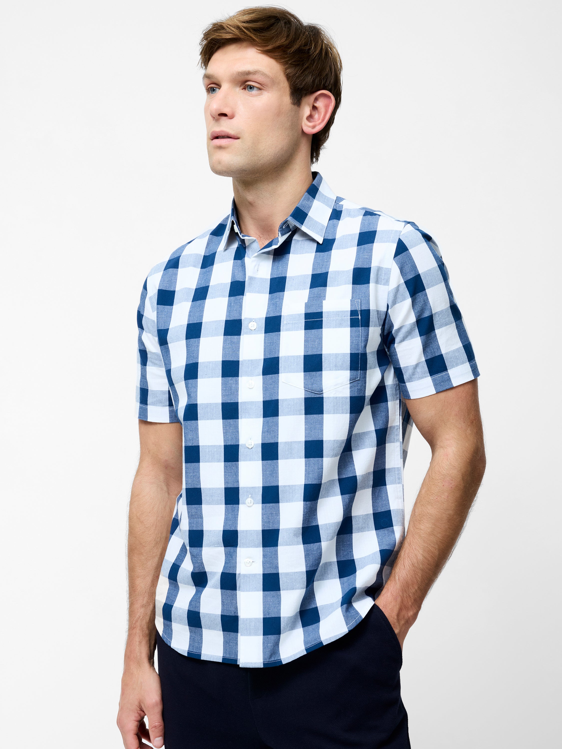Gingham Short Sleeve Shirt