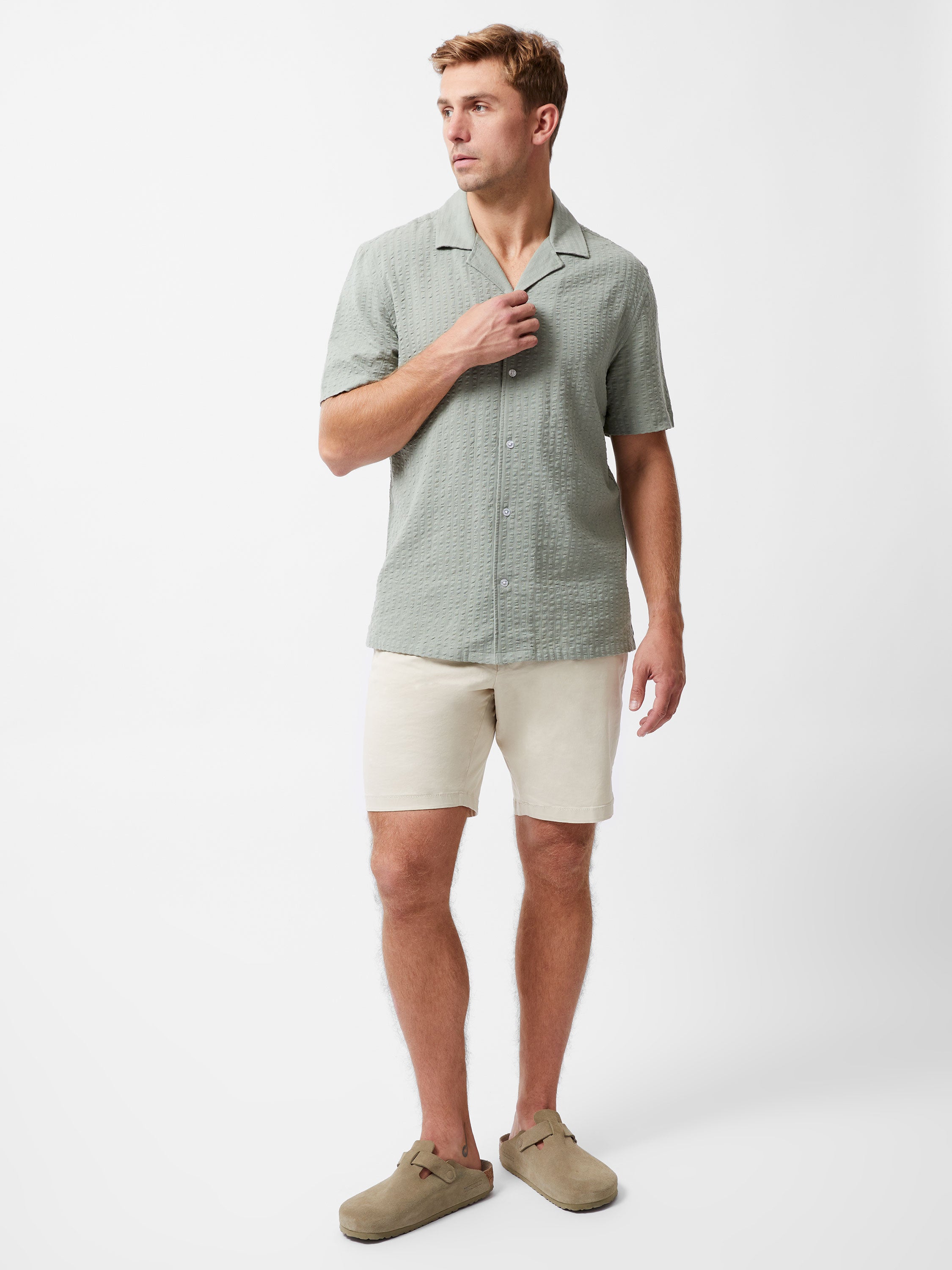 Seersucker Short Sleeve Shirt