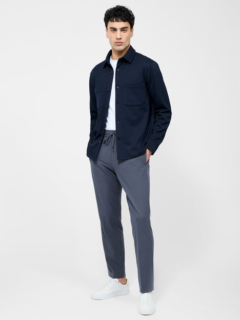 Long Sleeve Stretch Overshirt