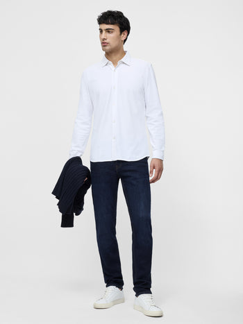 Long Sleeve Pique Jersey Shirt