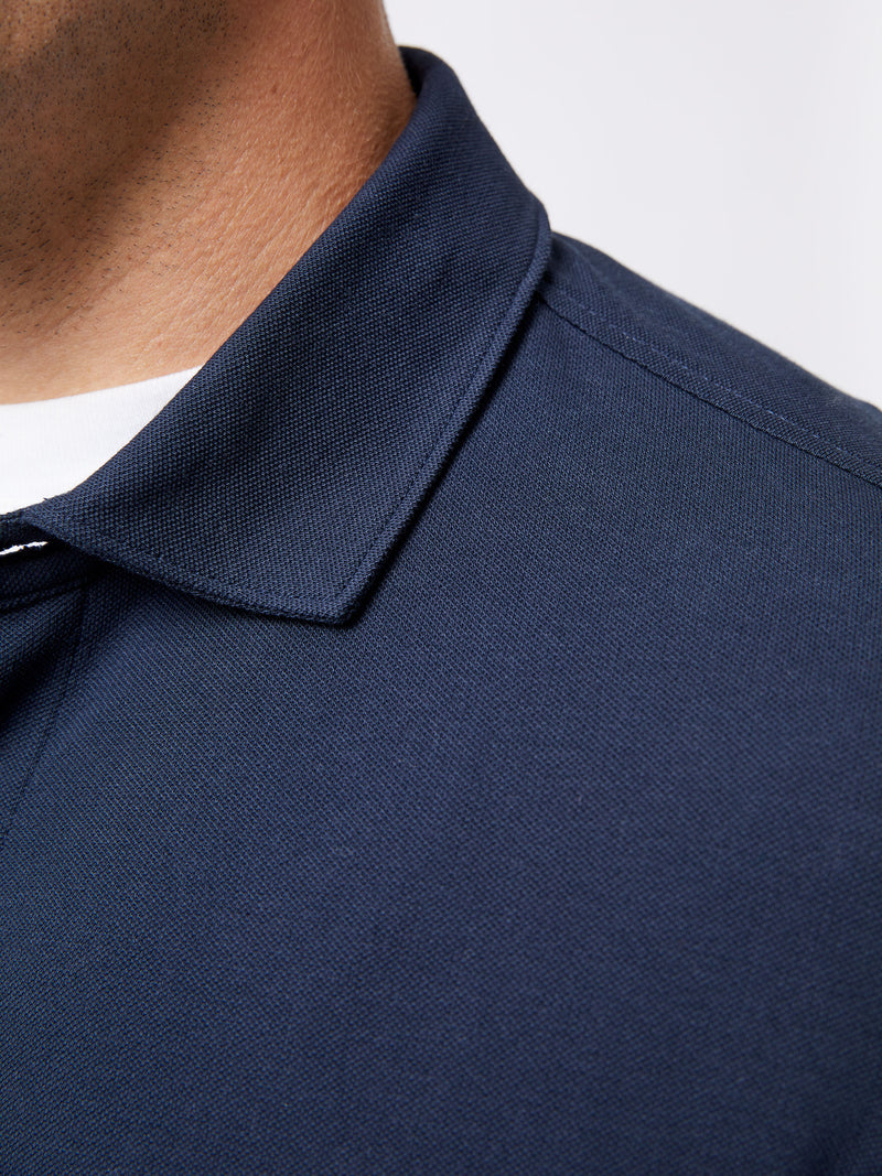 Long Sleeve Pique Jersey Shirt