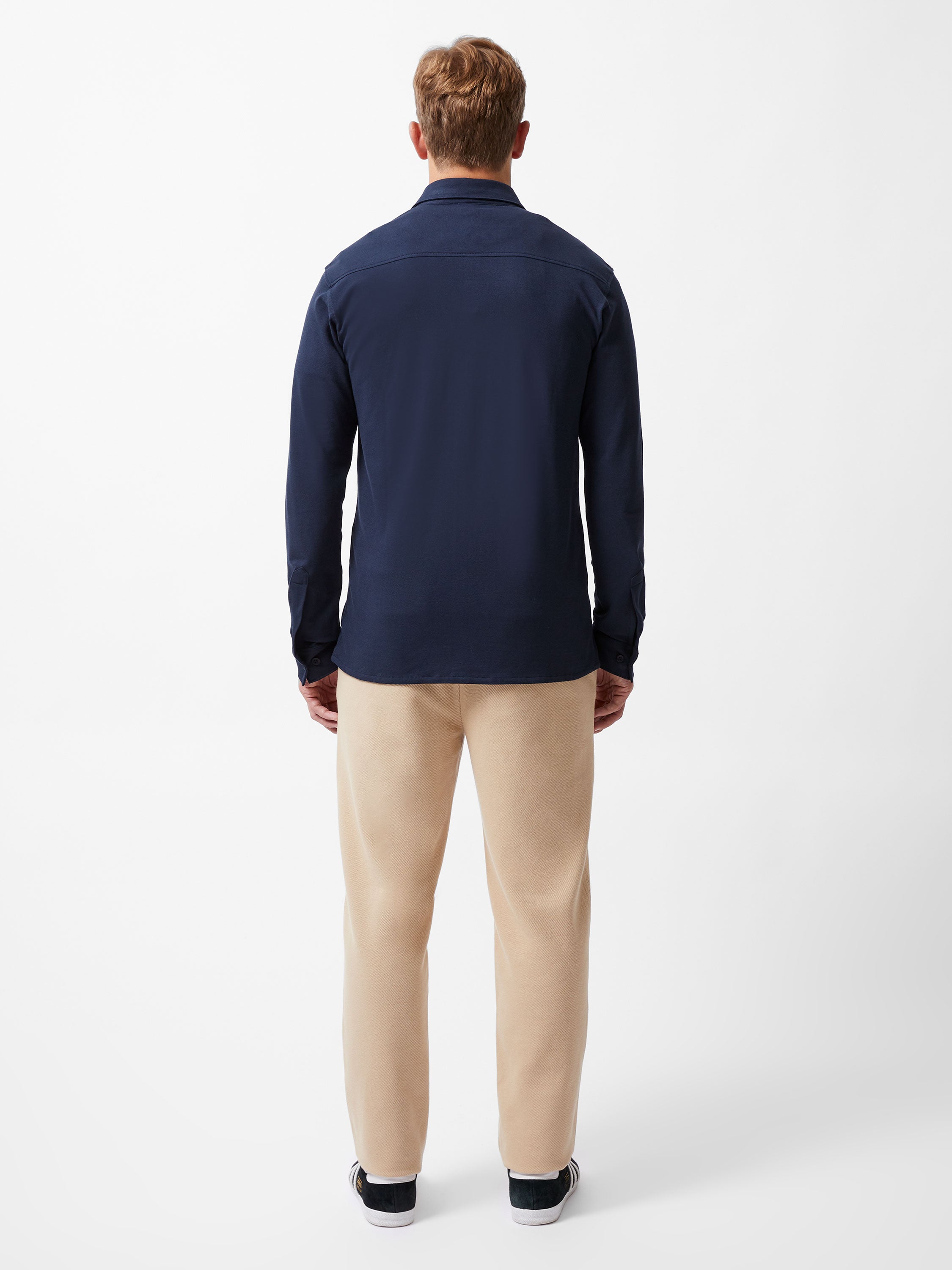 Long Sleeve Pique Jersey Shirt