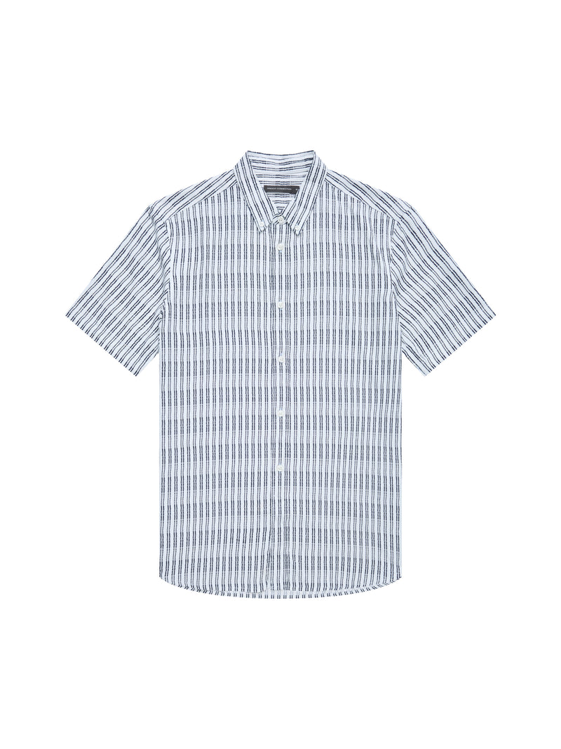 Horver Viscose Short Sleeve Oxford Shirt