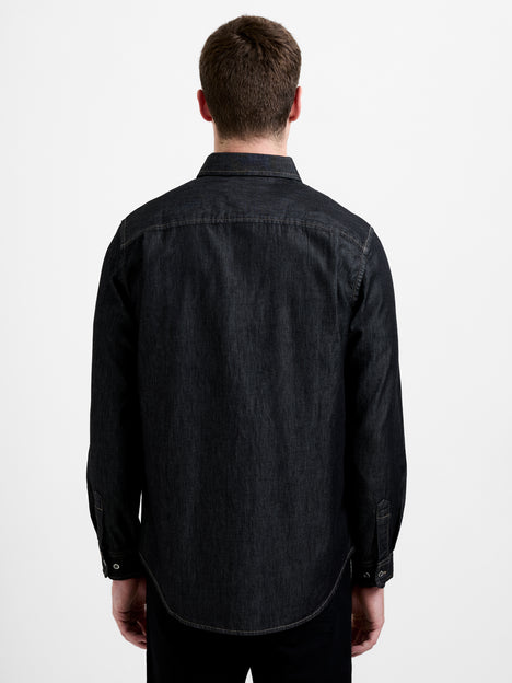 Long Sleeve Regular Fit Denim Shirt