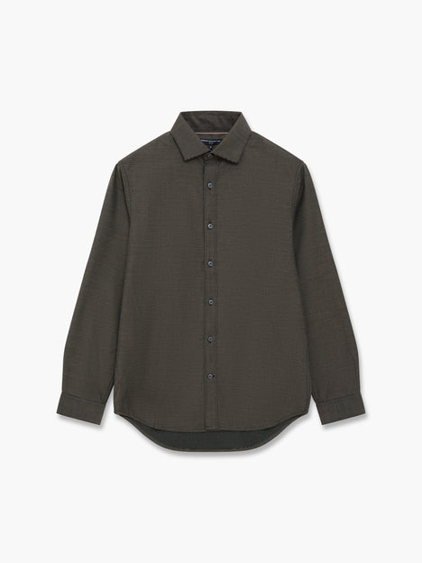 Long Sleeve Regular Fit Cut Away Shirt