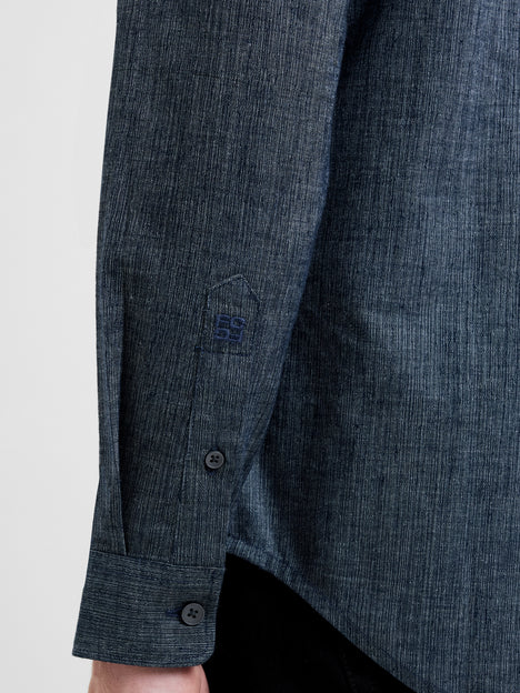 Structured Regular Fit Long Sleeve Shirt