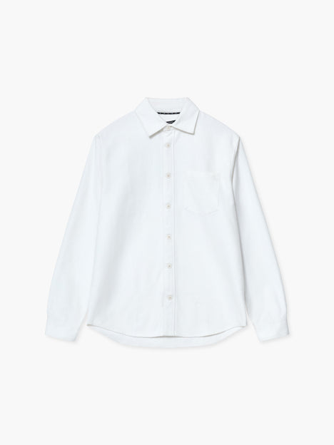 Viscose Blend Twill Long Sleeve Shirt