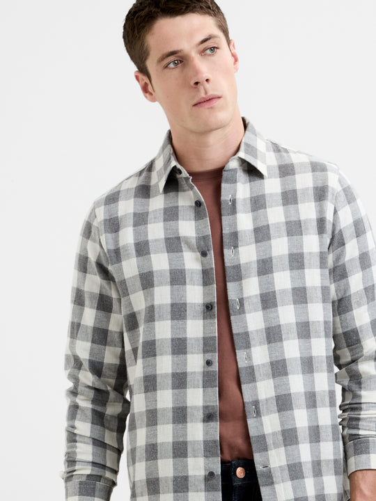 Long Sleeve Regular Fit Check Shirt