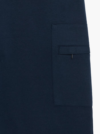 Smart Navy Blue Drawstring Joggers