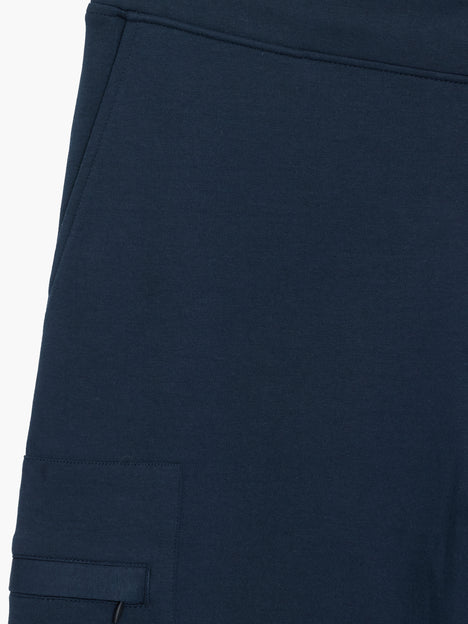 Smart Navy Blue Drawstring Joggers