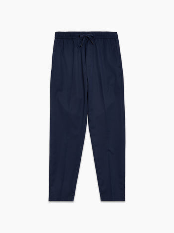 Comfort Navy Drawstring Chinos