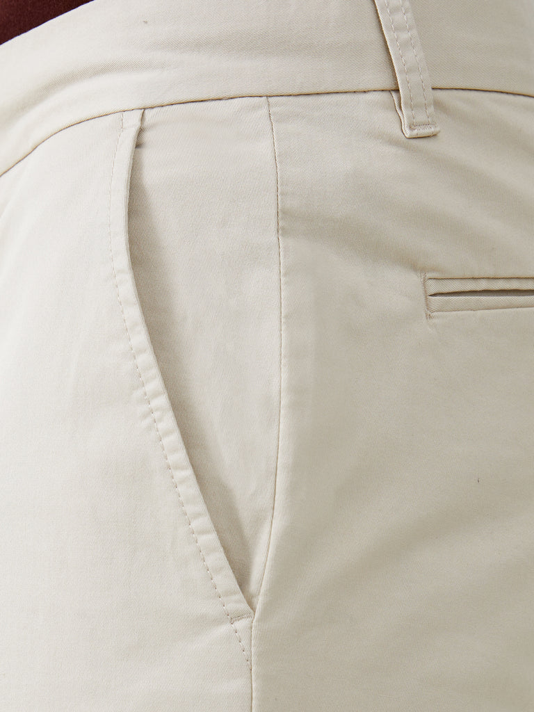 Stretch Chino Trousers - Stone | French Connection UK
