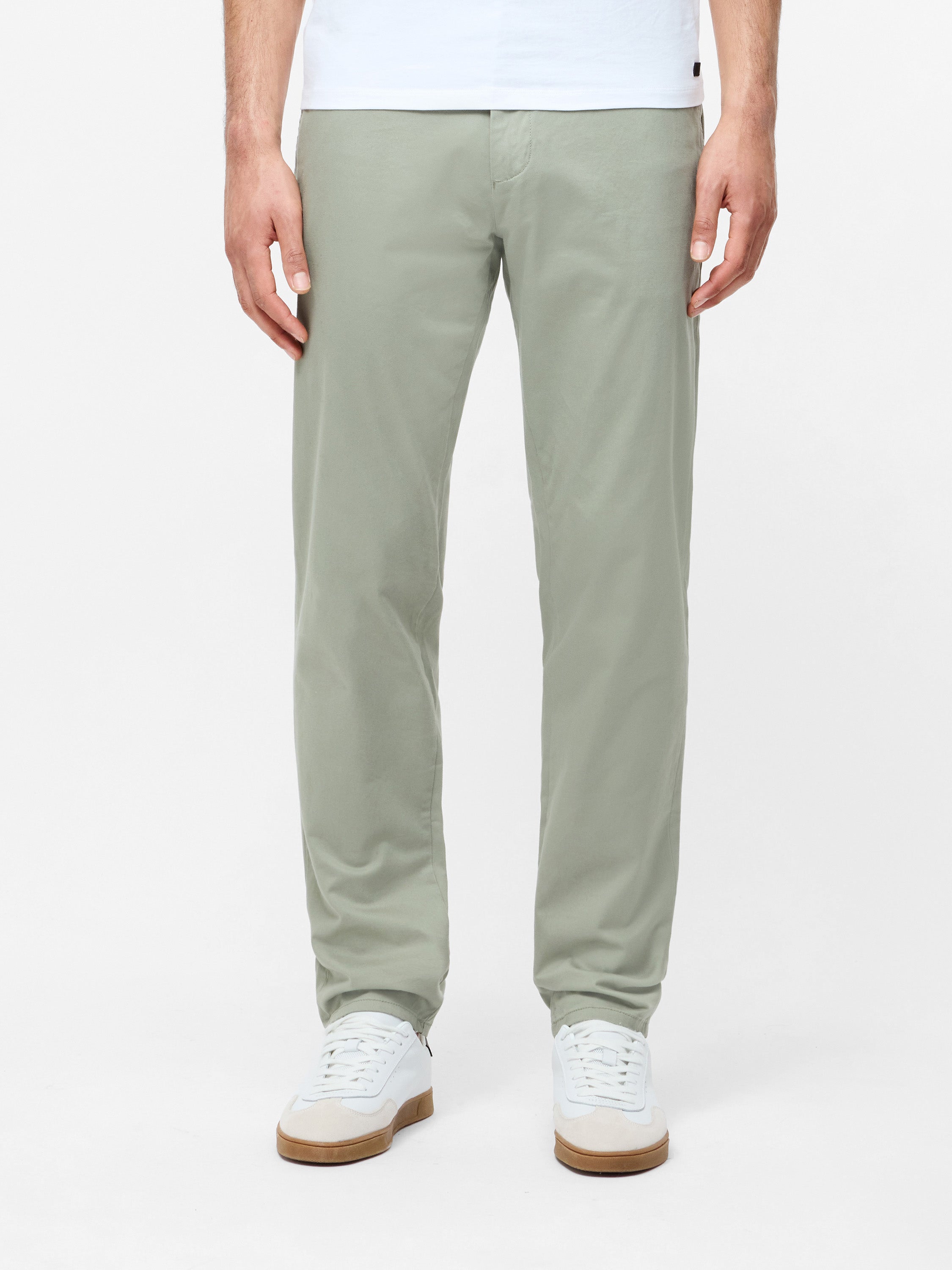 Cotton Stretch Chino Reg Fit Sage Green 34 Inch | French Connection UK