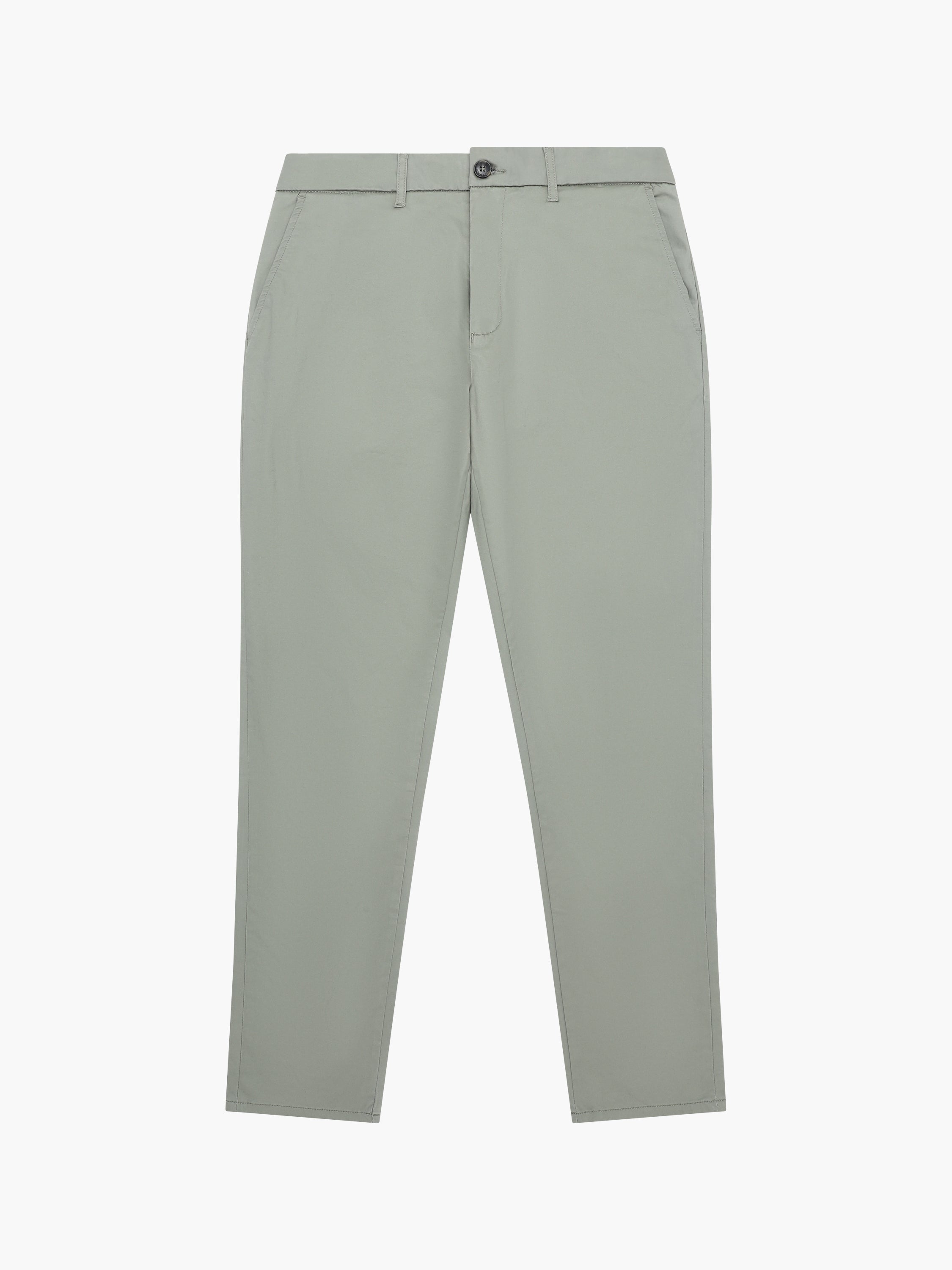Cotton Stretch Chino Reg Fit Sage Green 34 Inch | French Connection UK
