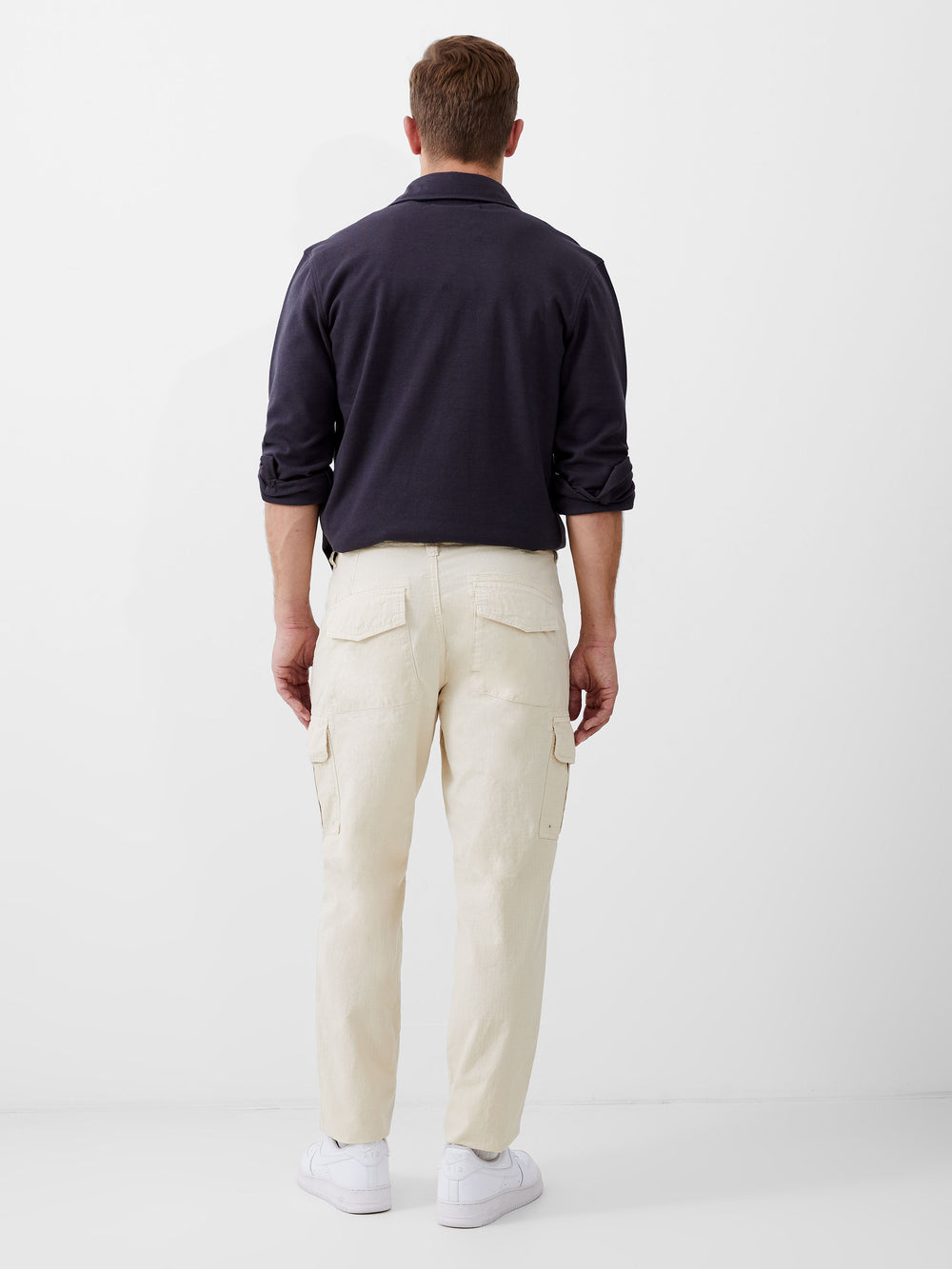 Ripstop Cargo Trousers Stone | French Connection UK