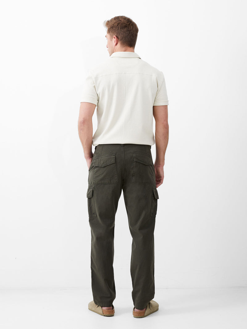 Ripstop Cargo Trousers Olive | French Connection UK
